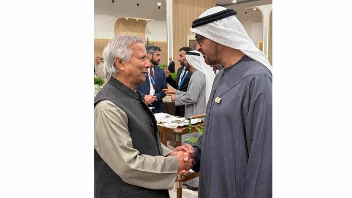 জলবায়ু সম্মেলনে বিশ্বনেতাদের সঙ্গে প্রধান উপদেষ্টার সাক্ষাৎ prokritibarta