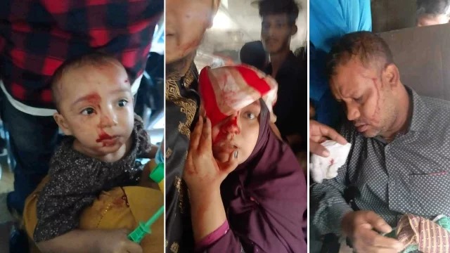 মহাখালীতে ট্রেন থামিয়ে শিক্ষার্থীদের হামলা, শিশুসহ আহত কয়েকজন prokritibarta