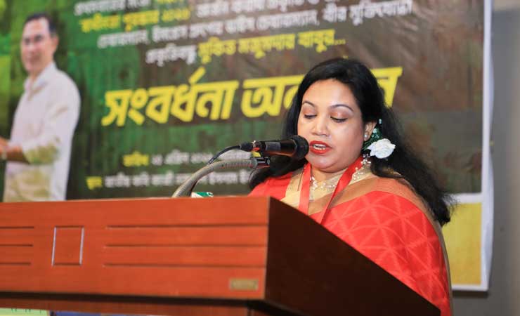 প্রকৃতি ও জীবন ক্লাব ঢাকা'র আয়োজনে মুকিত মজুমদার বাবুকে সংবর্ধনা prokritibarta